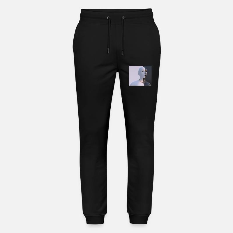 Zwei Gesichter - Stanley/Stella Unisex Bio Jogginghose Mover  - Schwarz
