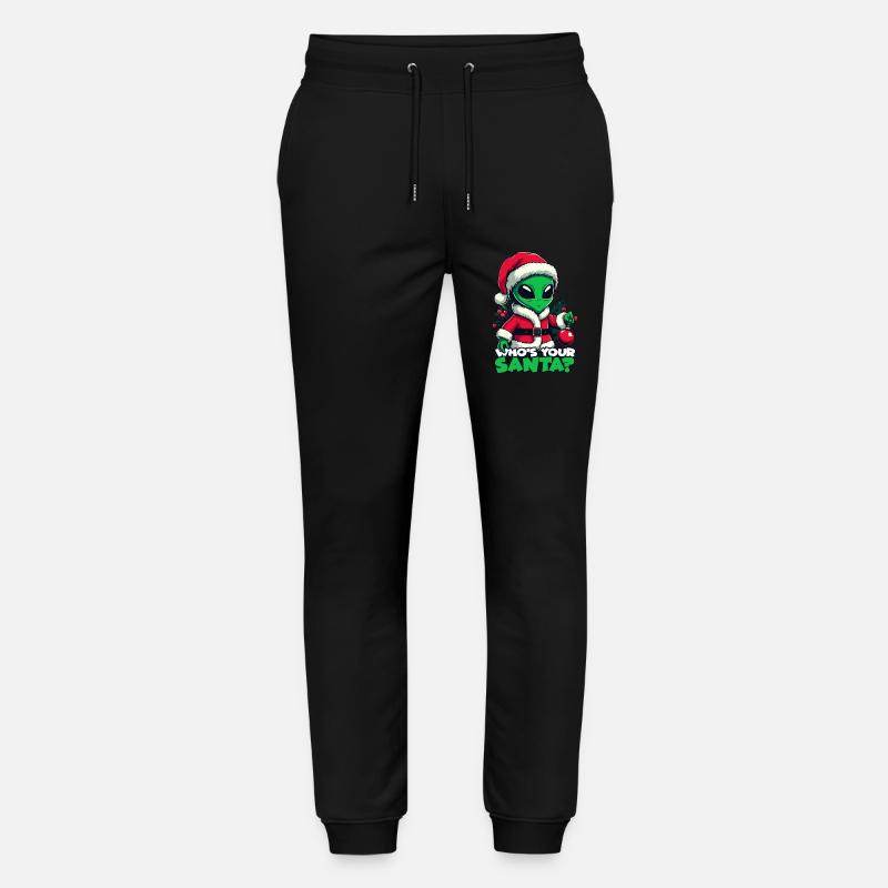Santa Alien - Stanley/Stella Unisex Bio Jogginghose Mover  - Schwarz
