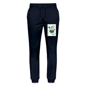 I ́m from San Francisco slogan - Stanley/Stella Mover Unisex Organic Jogging Trousers - navy - Front - Marisol (170cm) & Nik (191cm)