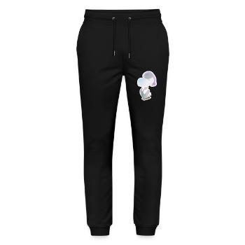 Swing Goose - Stanley/Stella Mover Unisex Organic Jogging Trousers - black - Front - Marisol (170cm) & Nik (191cm)