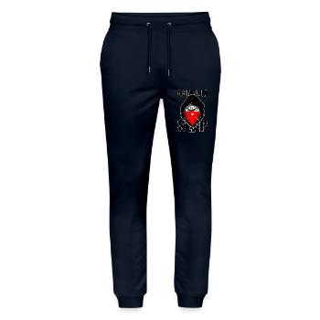 Osmanli Slap Hooded - Stanley/Stella Unisex Bio Jogginghose Mover  - Navy - Vorne - Marisol (170cm) & Nik (191cm)
