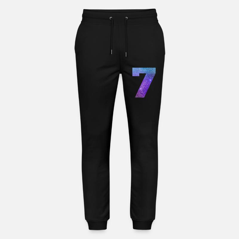 Galaxie Nummer 7 - Stanley/Stella Unisex Bio Jogginghose Mover  - Schwarz