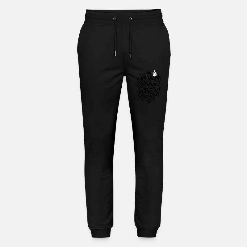 Allerbeste Mama Spruch - Stanley/Stella Unisex Bio Jogginghose Mover  - Schwarz