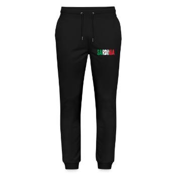 Sardinia Italien Insel Sardinien - Stanley/Stella Unisex Bio Jogginghose Mover  - Schwarz - Vorne - Marisol (170cm) & Nik (191cm)