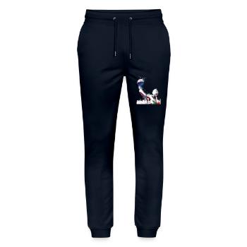 Water polo sport #sport #waterpolo - Stanley/Stella Mover Unisex Organic Jogging Trousers - navy - Front - Marisol (170cm) & Nik (191cm)