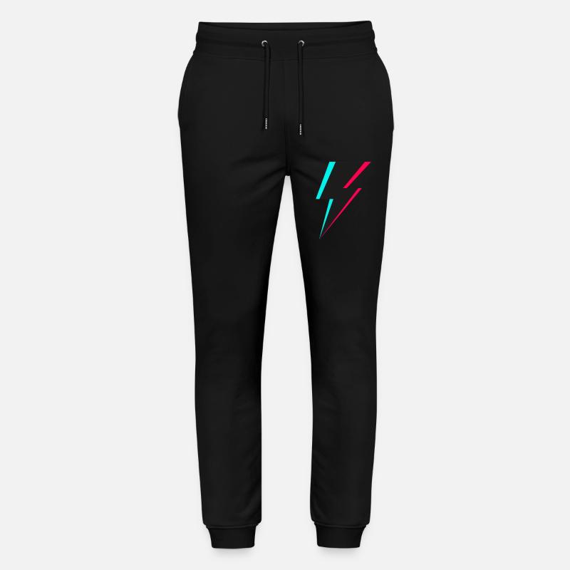 Logo de l’éclair - Pantalon de jogging bio MOVER Stanley/Stella unisexe - noir