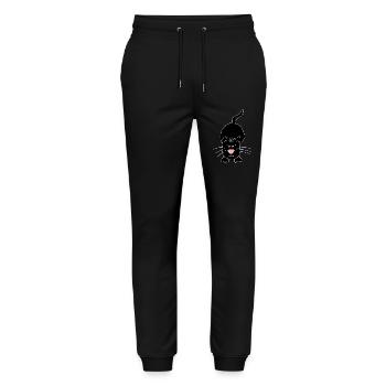 black cat - Stanley/Stella Mover Unisex Organic Jogging Trousers - black - Front - Marisol (170cm) & Nik (191cm)