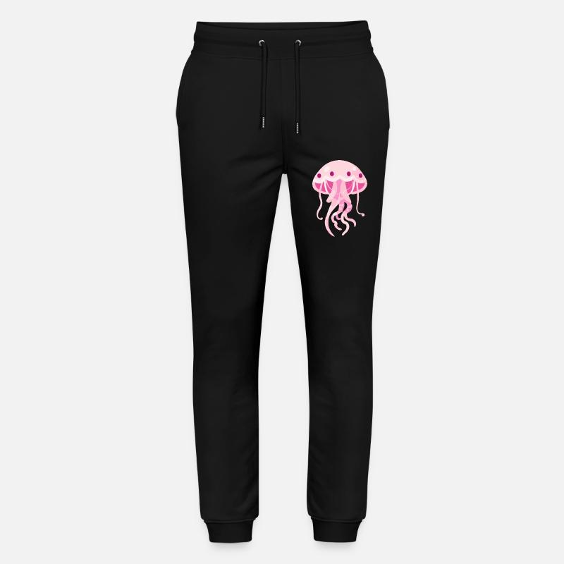 Méduse rose - Pantalon de jogging bio MOVER Stanley/Stella unisexe - noir