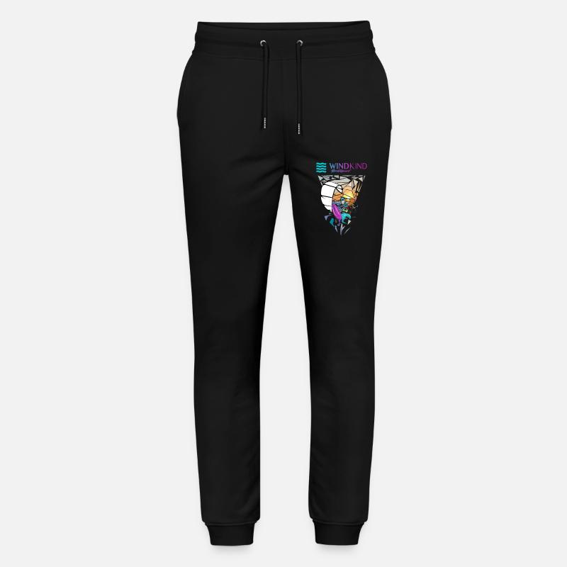 Kitesurfen - Stanley/Stella Unisex Bio Jogginghose Mover  - Schwarz