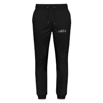 Hockey Evolution - Stanley/Stella Mover Unisex Organic Jogging Trousers - black - Front - Marisol (170cm) & Nik (191cm)