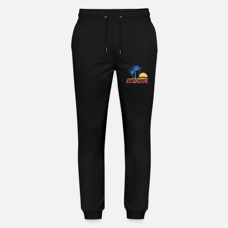 Strand Ecuador - Stanley/Stella Unisex Bio Jogginghose Mover  - Schwarz