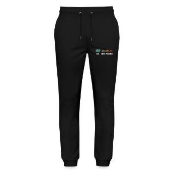 Busfahrer Und Meine Follower - Stanley/Stella Unisex Bio Jogginghose Mover  - Schwarz - Vorne - Marisol (170cm) & Nik (191cm)
