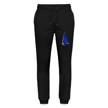 Sailing Sailing Sailing Sailing Ship Sailboat - Stanley/Stella Mover Unisex Organic Jogging Trousers - black - Front - Marisol (170cm) & Nik (191cm)
