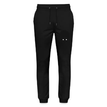 logo funky - Pantalon de jogging bio MOVER Stanley/Stella unisexe - noir - Devant - Marisol (170cm) & Nik (191cm)