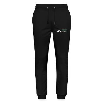 Yosemite National Park California Nature - Stanley/Stella Mover Unisex Organic Jogging Trousers - black - Front - Marisol (170cm) & Nik (191cm)