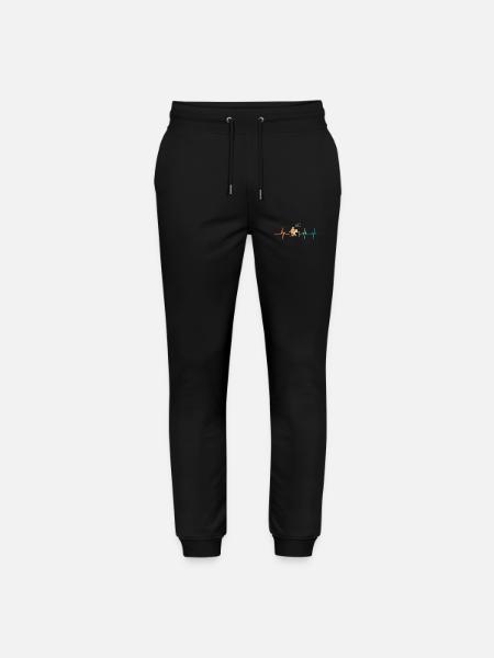 Heartbeat programmer - Stanley/Stella Mover Unisex Organic Jogging Trousers - black