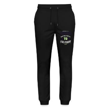 quote love geek birthday inspirational feminine - Stanley/Stella Unisex Bio Jogginghose Mover  - Schwarz - Vorne - Marisol (170cm) & Nik (191cm)