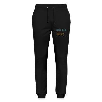 Vintage Dad Tax Definition Men Funny Father's Day - Stanley/Stella Mover Unisex Organic Jogging Trousers - black - Front - Marisol (170cm) & Nik (191cm)