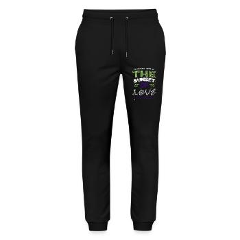 quote awesome geek present idea bday - Stanley/Stella Unisex Bio Jogginghose Mover  - Schwarz - Vorne - Marisol (170cm) & Nik (191cm)