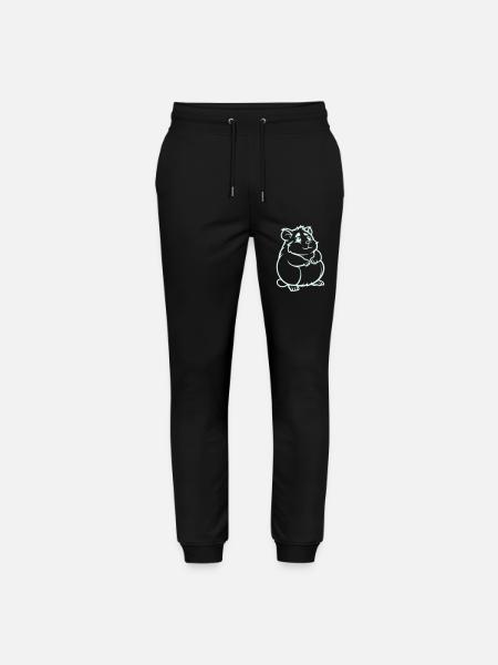hamster comic tier - Stanley/Stella Unisex Bio Jogginghose Mover - Schwarz
