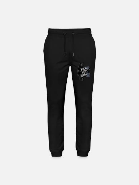 Cowboy Zitate - Stanley/Stella Unisex Bio Jogginghose Mover - Schwarz