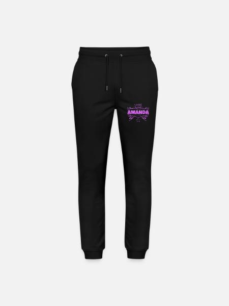 Amanda bébé - Pantalon de jogging bio MOVER Stanley/Stella unisexe - noir