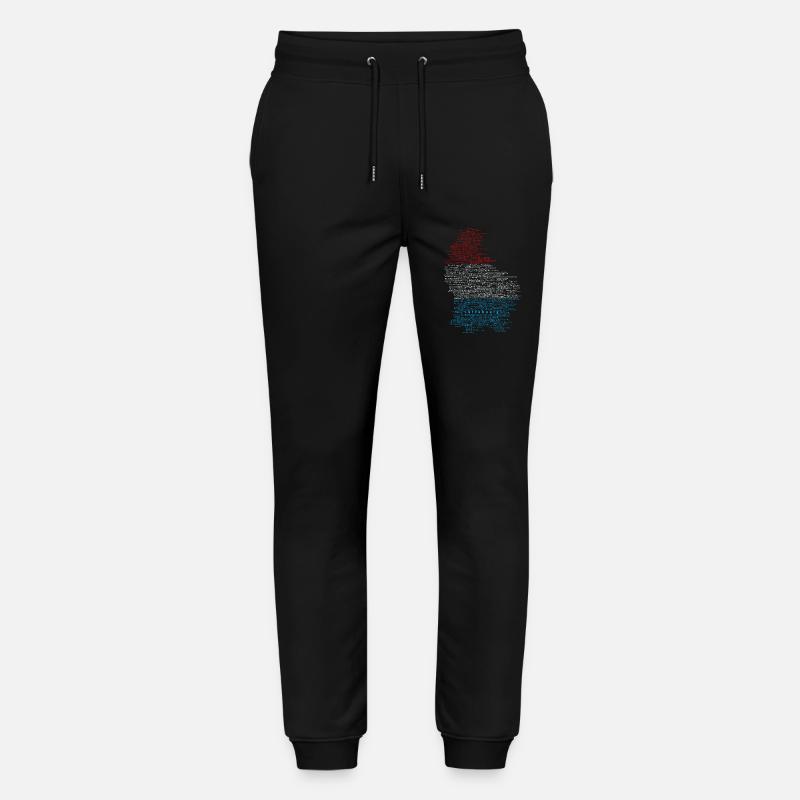 Lux Map Silhouette - Pantalon de jogging bio MOVER Stanley/Stella unisexe - noir