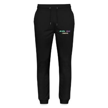 CTRL ALT Nope - Stanley/Stella Unisex Bio Jogginghose Mover  - Schwarz - Vorne - Marisol (170cm) & Nik (191cm)