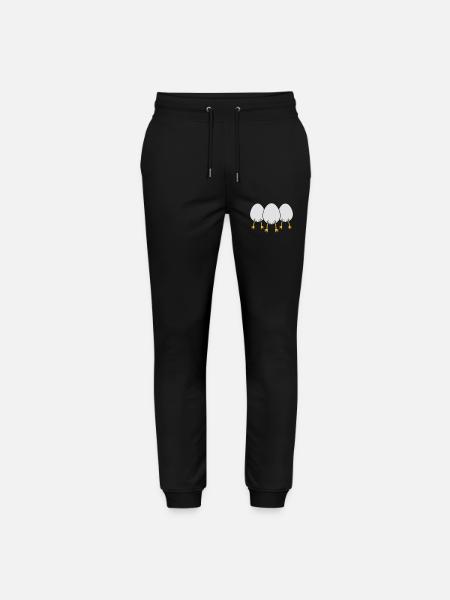 Chick In Egg Crew - Stanley/Stella Mover Unisex Organic Jogging Trousers - black