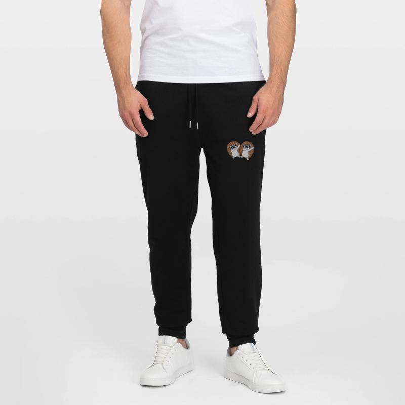 2 dabbing Igel Freunde Stanley/Stella Unisex Bio Jogginghose Mover 