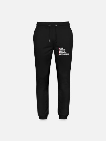ne me parle pas - Pantalon de jogging bio MOVER Stanley/Stella unisexe - noir