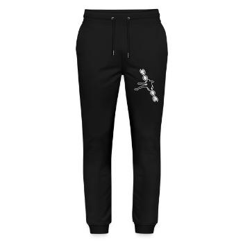Handball Club Handball Handball Handball Player - Stanley/Stella Mover Unisex Organic Jogging Trousers - black - Front - Marisol (170cm) & Nik (191cm)