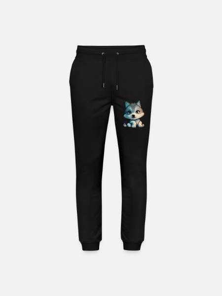 Little Wolf - Stanley/Stella Unisex Bio Jogginghose Mover  - Schwarz