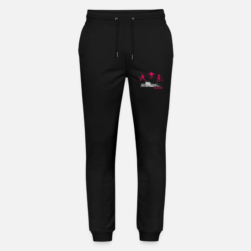 Stunt Scooter Scooter E-Scooter Skatepark - Stanley/Stella Mover Unisex Organic Jogging Trousers - black