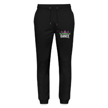 Dance music - Stanley/Stella Mover Unisex Organic Jogging Trousers - black - Front - Marisol (170cm) & Nik (191cm)