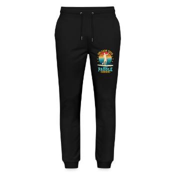 Unleash Your Inner Paddle Warrior Stand Up Paddlin - Stanley/Stella Unisex Bio Jogginghose Mover  - Schwarz - Vorne - Marisol (170cm) & Nik (191cm)