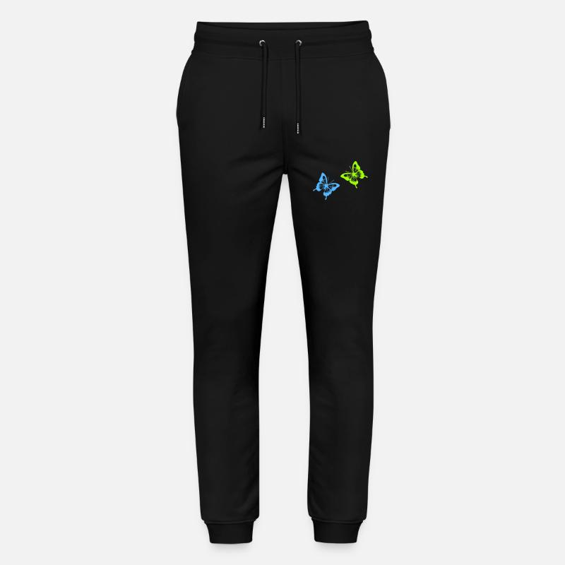 schmetterlinge - Stanley/Stella Unisex Bio Jogginghose Mover  - Schwarz