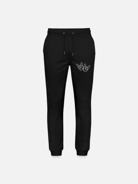 Rock Hand 2 - Stanley/Stella Mover Unisex Organic Jogging Trousers - black