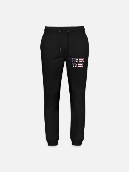 TOO BIG TO RIG 2024 - Stanley/Stella Mover Unisex Organic Jogging Trousers - black