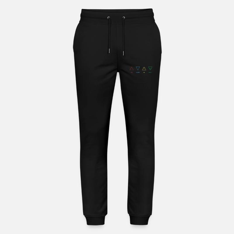 Quatre Éléments - Pantalon de jogging bio MOVER Stanley/Stella unisexe - noir