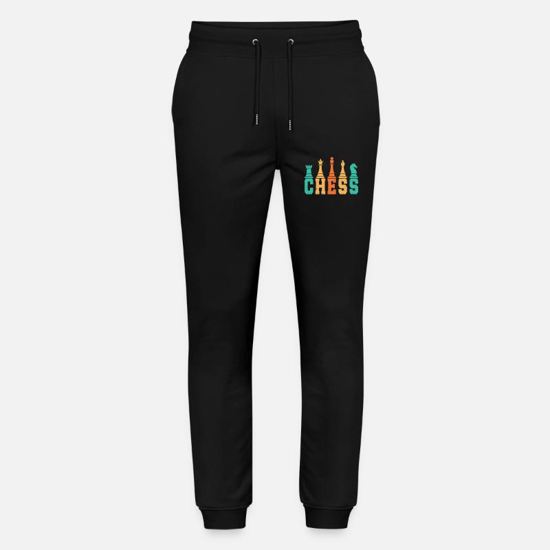 Chess Player Geschenk Schach Sport Schachmeister - Stanley/Stella Unisex Bio Jogginghose Mover - Schwarz