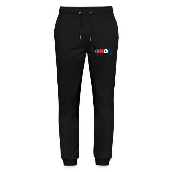 Norwegen - Stanley/Stella Unisex Bio Jogginghose Mover  - Schwarz - Vorne - Marisol (170cm) & Nik (191cm)
