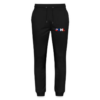 Chile - Stanley/Stella Mover Unisex Organic Jogging Trousers - black - Front - Marisol (170cm) & Nik (191cm)