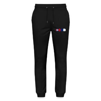 Cuba - Pantalon de jogging bio MOVER Stanley/Stella unisexe - noir - Devant - Marisol (170cm) & Nik (191cm)