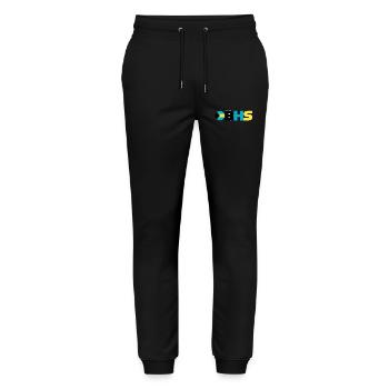 Bahamas - Stanley/Stella Unisex Bio Jogginghose Mover  - Schwarz - Vorne - Marisol (170cm) & Nik (191cm)