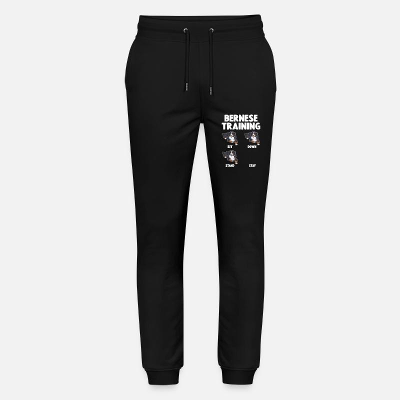 Bouvier Bernois Training Chien - Pantalon de jogging bio MOVER Stanley/Stella unisexe - noir