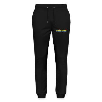Pride Rainbow Tshirt décontracté LGBT lgbtqi queer - Pantalon de jogging bio MOVER Stanley/Stella unisexe - noir - Devant - Marisol (170cm) & Nik (191cm)
