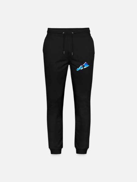 Skiløb Ski Ski Outfit Ski Design Skifahrer - Stanley/Stella Mover økologiske unisex joggingbukser - sort