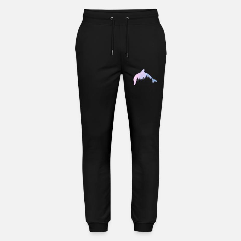Dauphin de forêt - Pantalon de jogging bio MOVER Stanley/Stella unisexe - noir