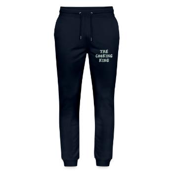the cooking king - Stanley/Stella Mover Unisex Organic Jogging Trousers - navy - Front - Marisol (170cm) & Nik (191cm)